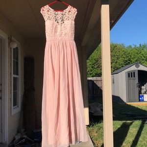 *NEW* Long blush dress (could be bridesmaid dress)